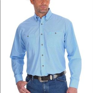 George Straight Collection By Wrangler Large Shirt